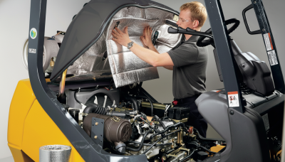 Как снизить шум и вибрацию вилочного погрузчика?